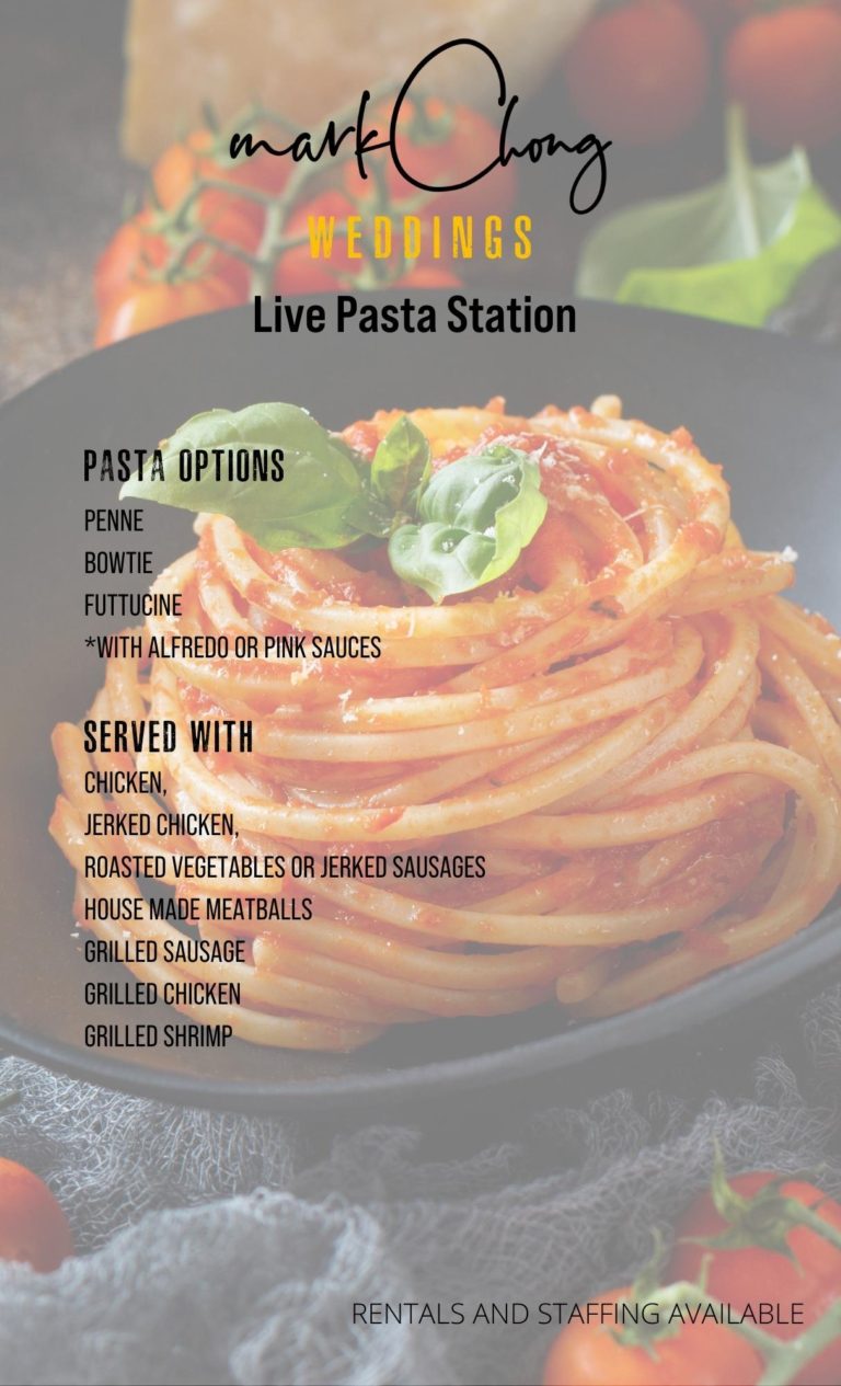 Live Pasta Station - Mark Chong Cooking Mastery